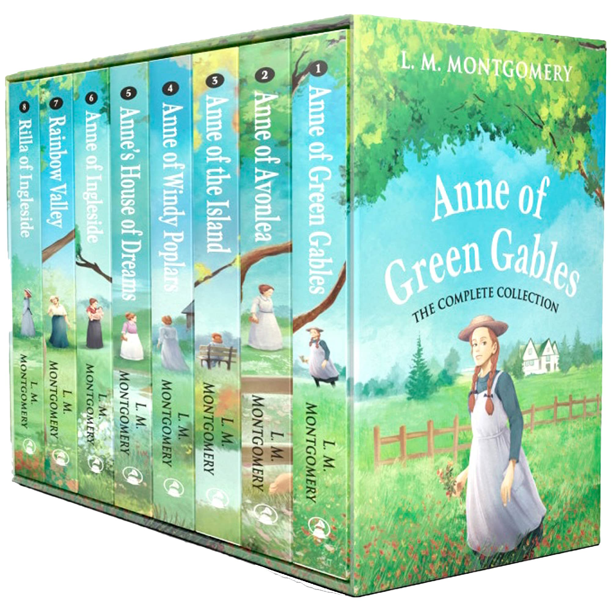Anne of Green Gables The Complete Collection 8 Books Box Set By
